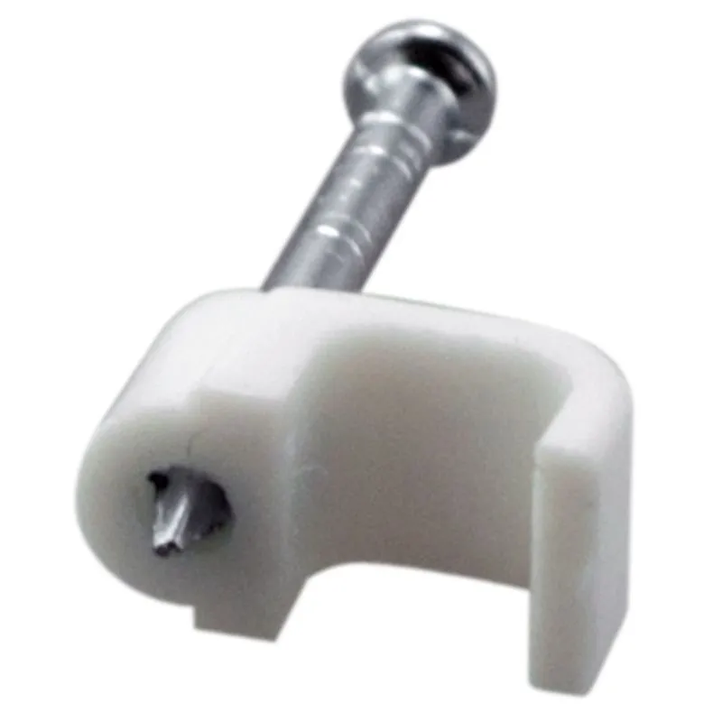 Крепеж кабеля плоский 6х4 мм, белый (20 шт/уп) REXANT 07-4206-20