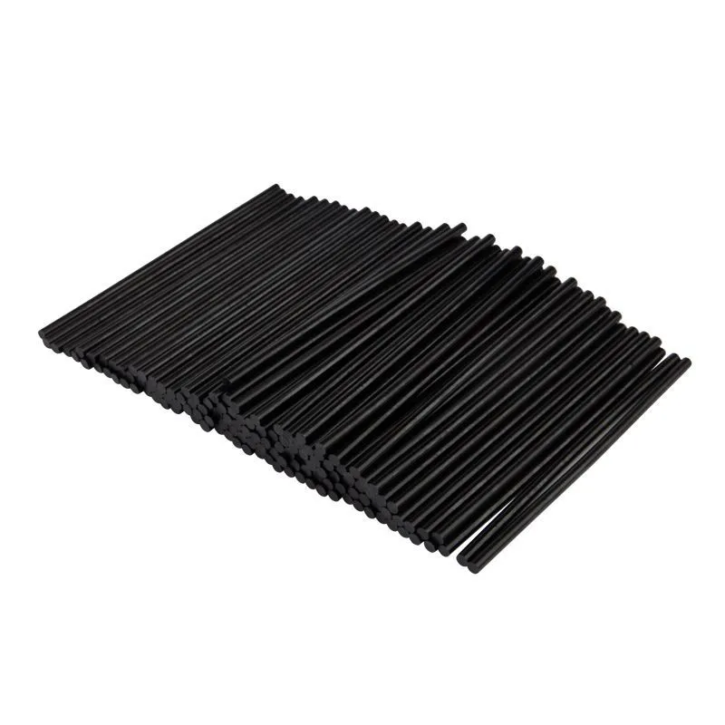 Стержни клеевые Ø7мм, 200мм, черные, 1кг (0,5кг + 0,5кг), пакет REXANT 09-1104-1