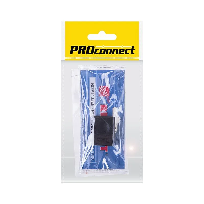 Переходник HDMI (гнездо HDMI - гнездо HDMI), (1шт) (пакет) PROconnect 17-6806-7