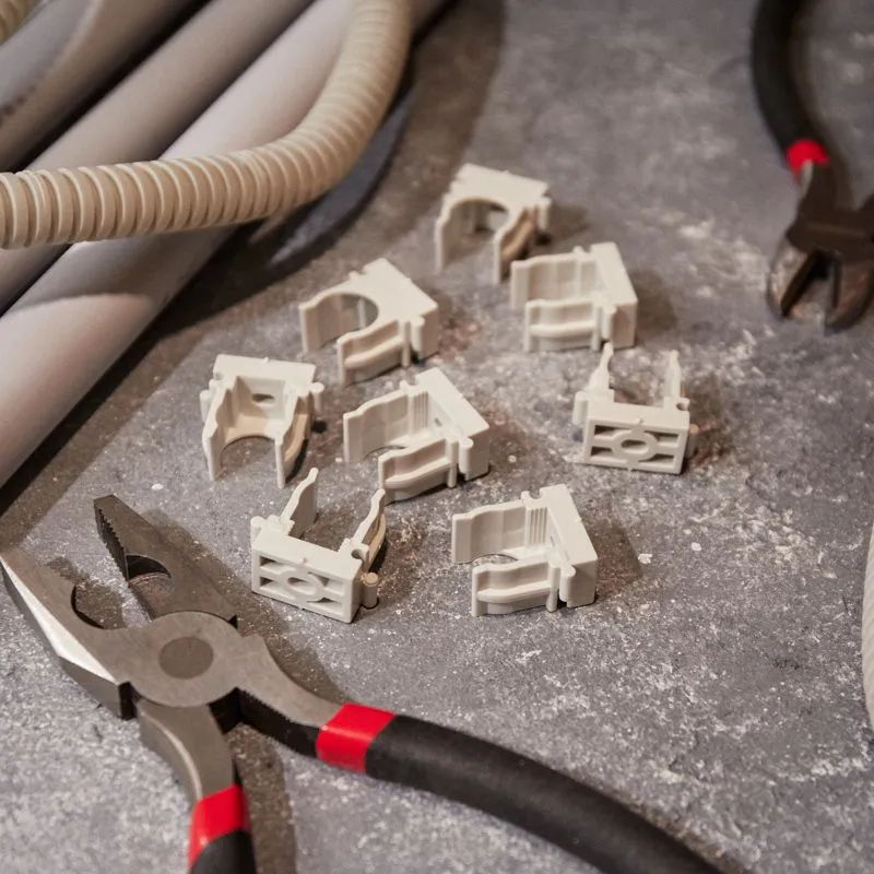 Крепеж-клипса для монтажного пистолета Ø 16 мм, серая (100 шт/уп) REXANT - Фото 4