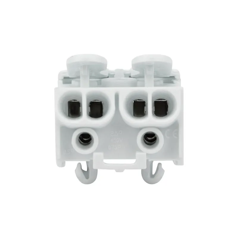 Клемма пружинная соединительная КСП 2-полюсная с монтажными ножками (100 шт./уп.) REXANT - Фото 5