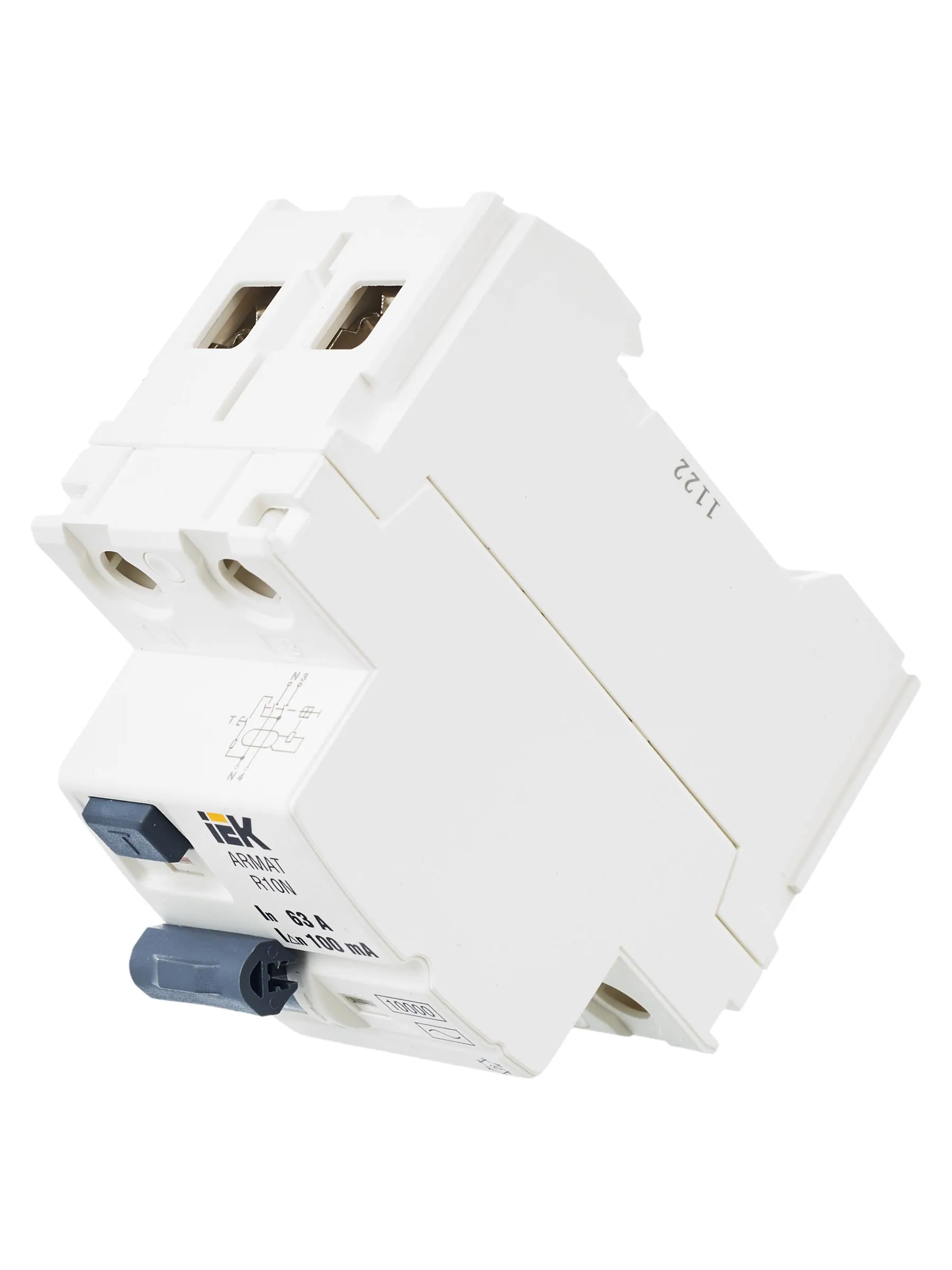 ARMAT Выключатель дифференциального тока R10N 2P 63А 100мА тип AC IEK - Фото 5