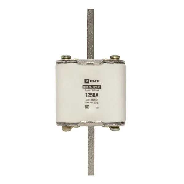 Плавкая вставка ППН-41 1250/1250А габарит 4 EKF - Фото 3