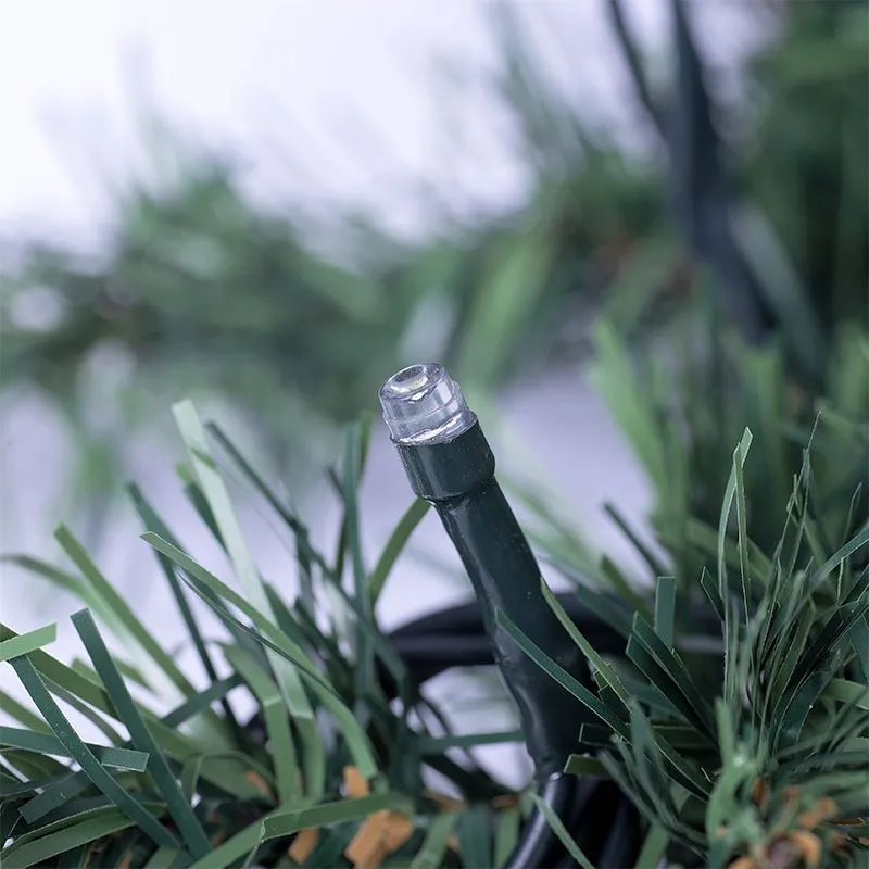 Еловый шлейф 2,7м, диаметр 26см, теплое белое свечение 80 LED с эффектом мерцания NEON-NIGHT - Фото 5