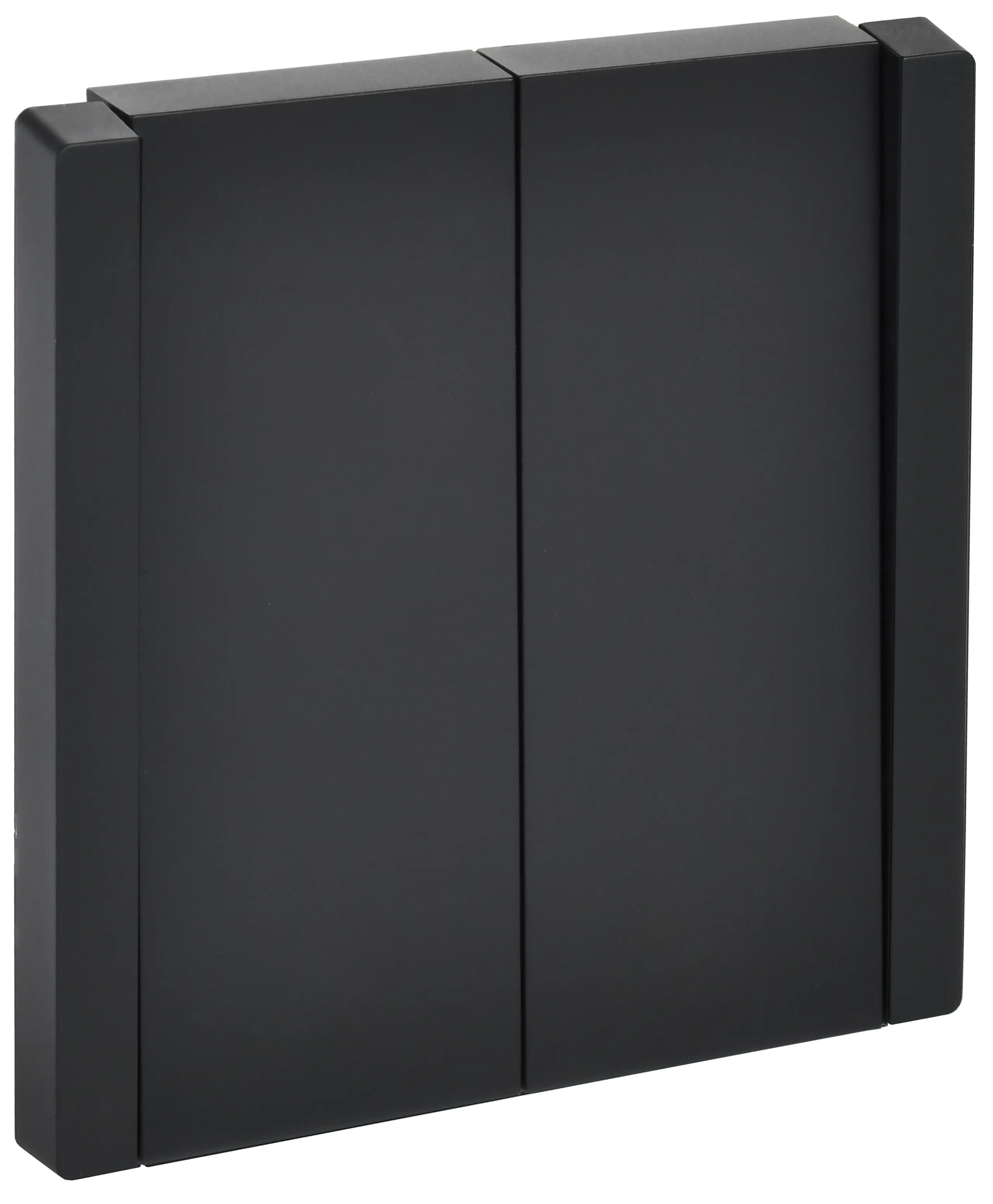 FORTE&PIANO Выключатель 2-клавишный проходной 10А FP107 черный IEK