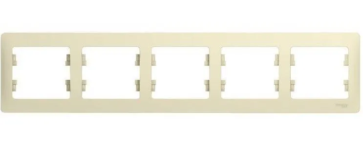 Рамка 5-м Glossa горизонт. беж. SE GSL000205