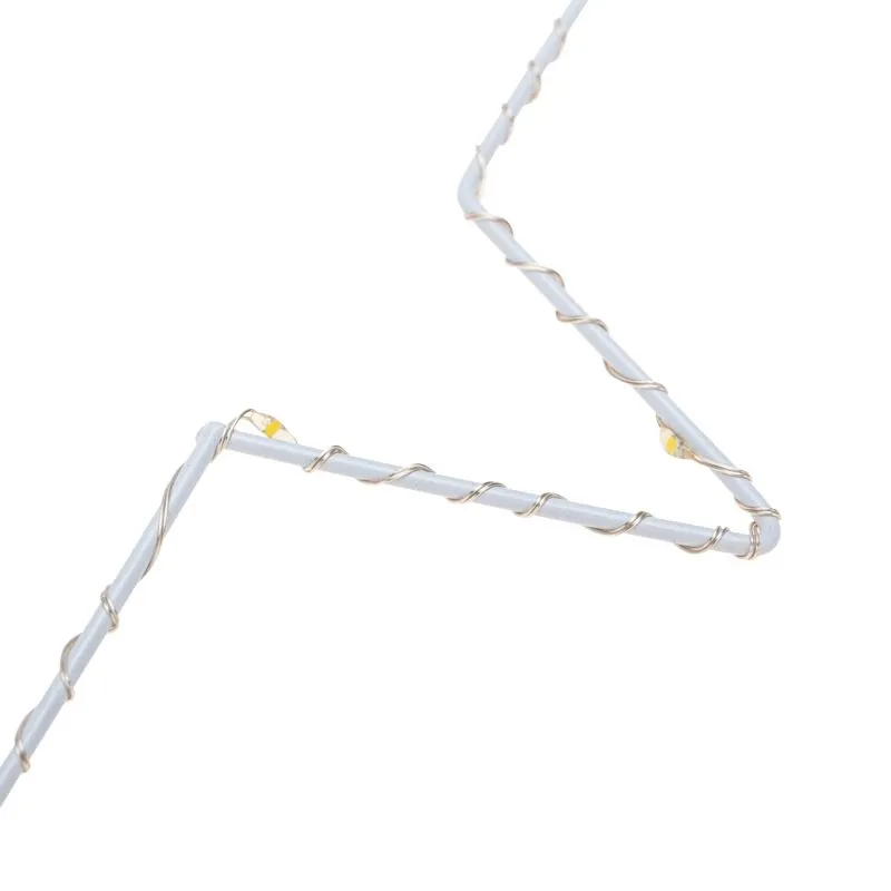 Гирлянда Светодиодный занавес из росы с фигурами Звезд ТЕПЛЫЙ БЕЛЫЙ IP20 USB + пульт управления NEON-NIGHT - Фото 5