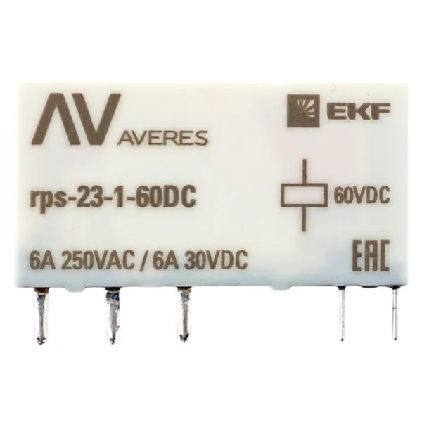 Реле промежуточное РП slim 23/1 6A 60В DC - Фото 2