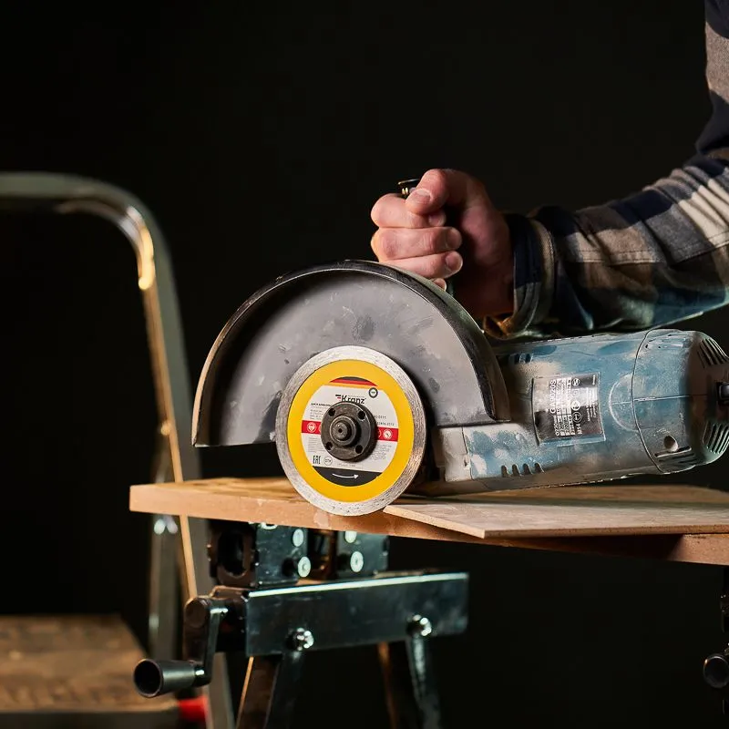 Диск алмазный отрезной сплошной 125x22,2x1,8x10мм KRANZ - Фото 4