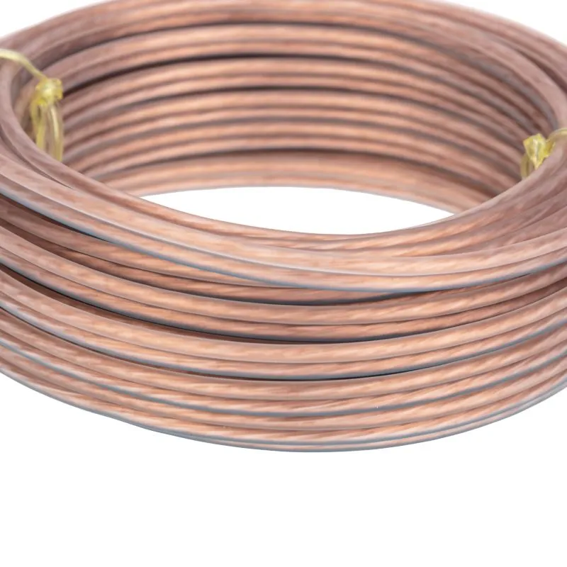 Кабель акустический 2х0,75мм², прозрачный BLUELINE, мини-бухта 10м REXANT - Фото 4