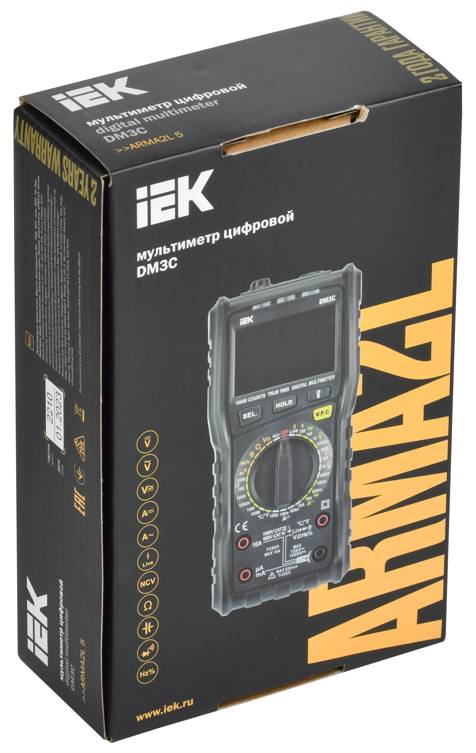 ARMA2L 5 Мультиметр цифровой DM3C IEK - Фото 2