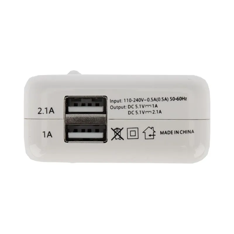 Сетевое зарядное устройство 2xUSB,  переходник+адаптер (СЗУ) (5 V, 2100 mA+1000 mA) REXANT - Фото 5