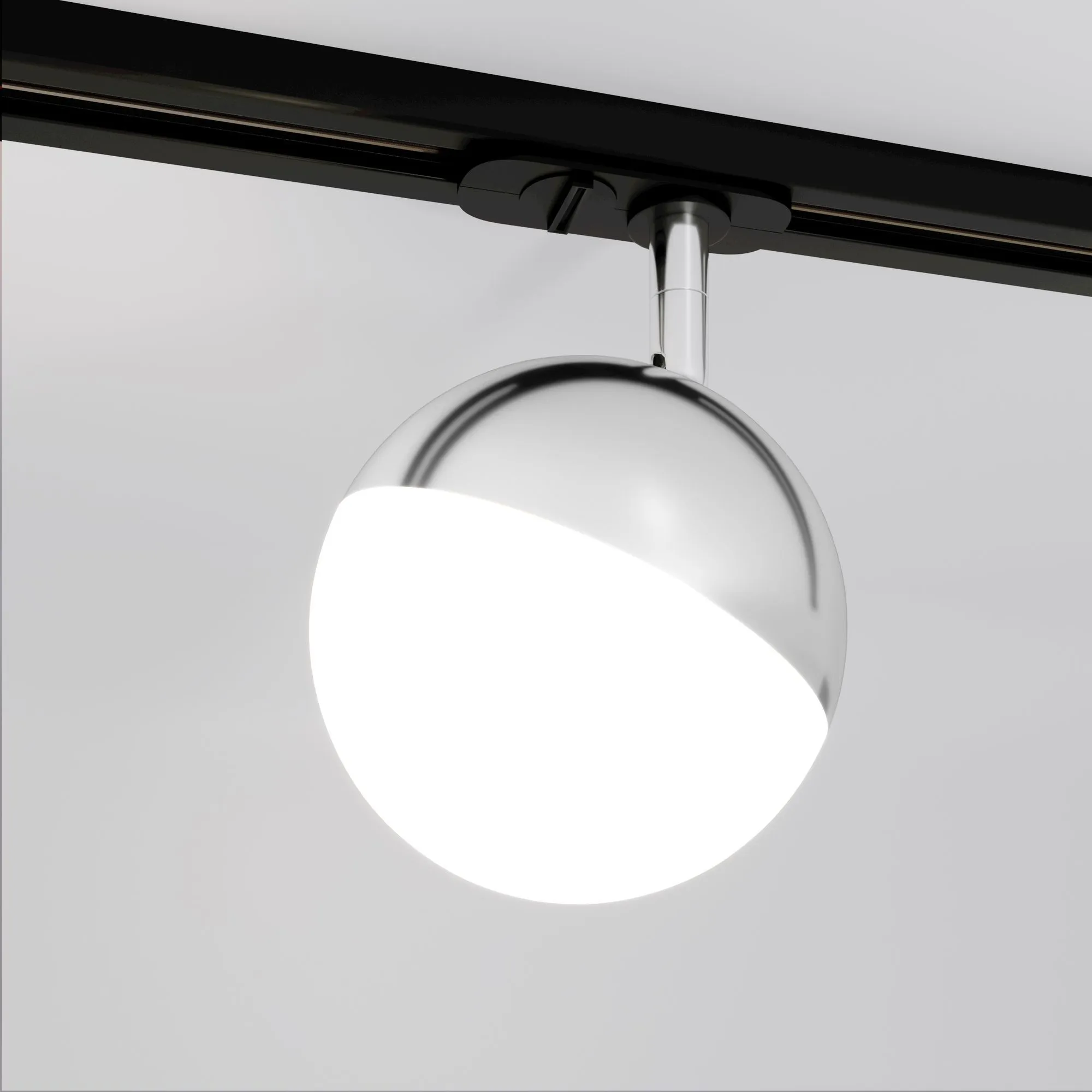 Basic System Трековый светильник GX53 Glob (Хром) Glob GX53 Хром (MRL 1015) однофазный a053138