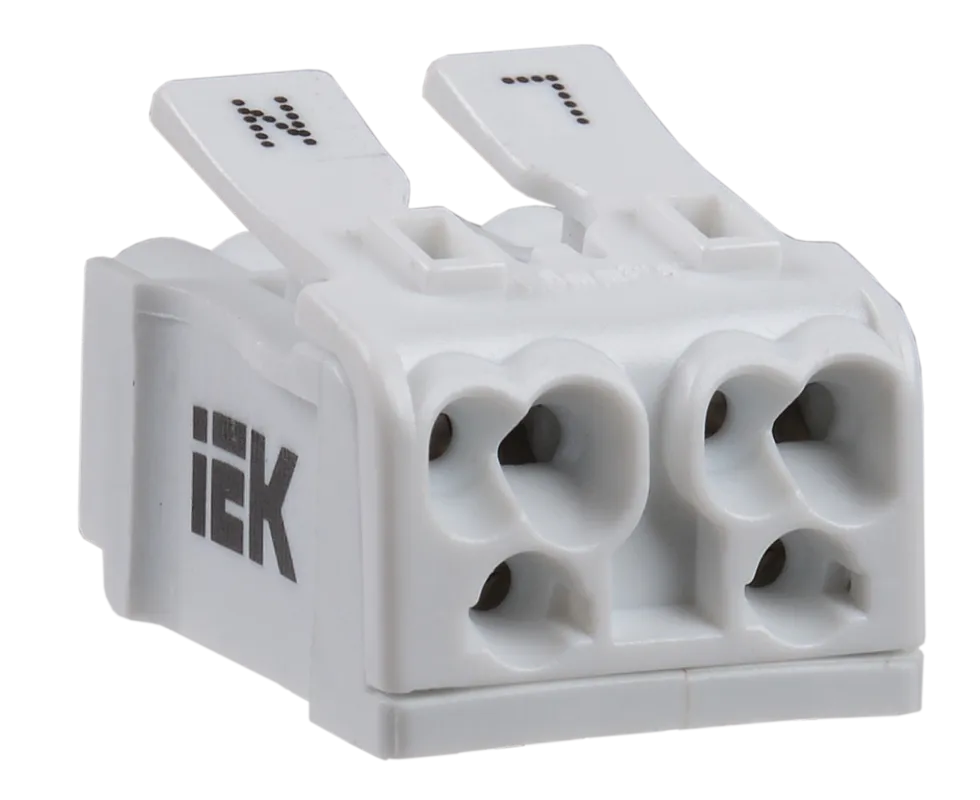 Клемма пружинная соединительная КСП2-L+N IEK