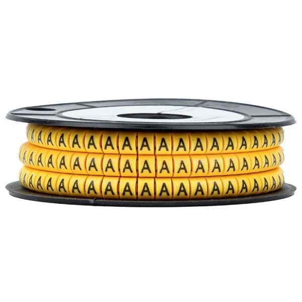 Маркер кабельный 2,5 мм2 "A" (1000 шт.) (ЕС-1) EKF