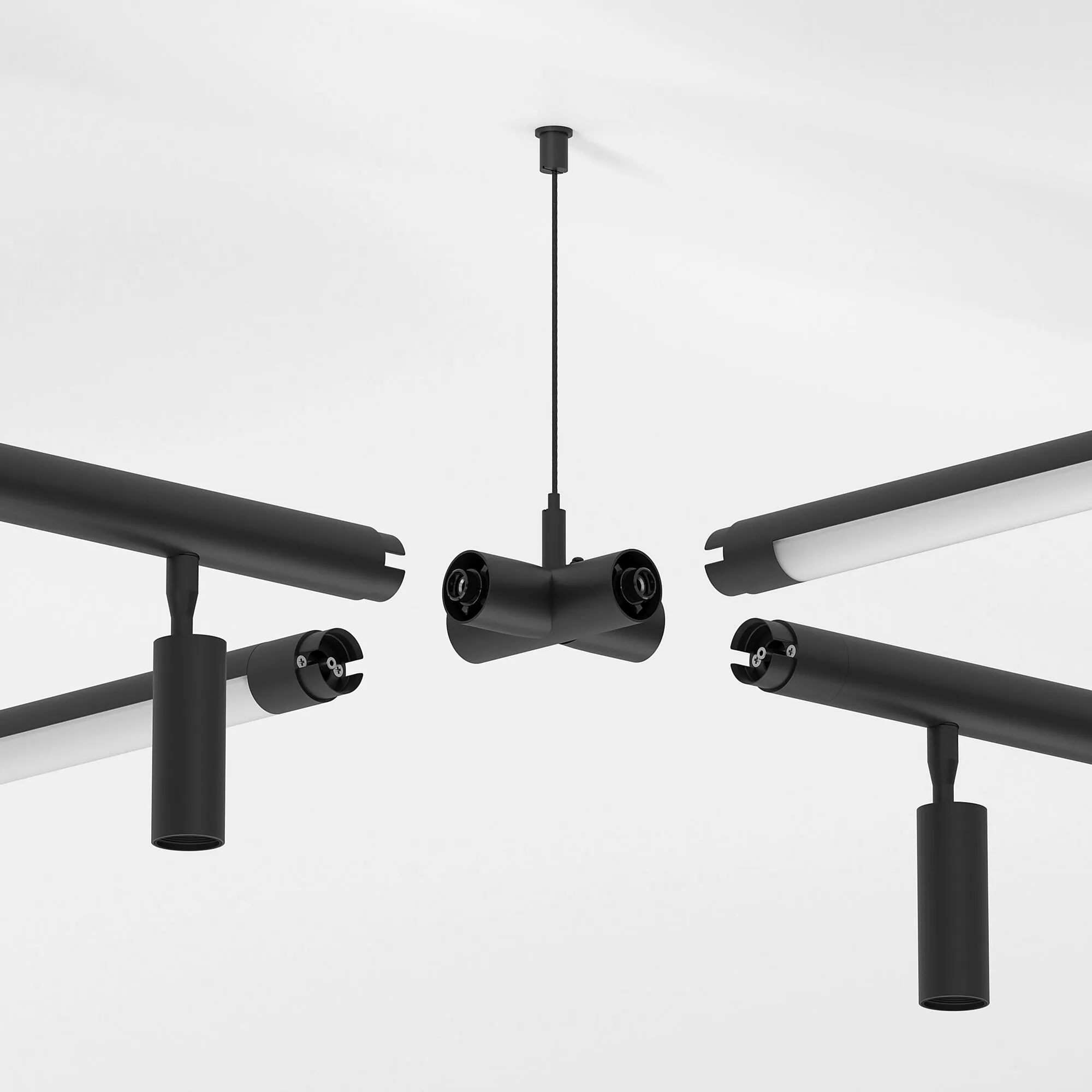 Module System Набор подвеса Х-образный с питанием (черный) - Фото 4