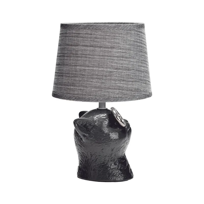 Светильник декоративный "Кот в очках", цоколь Е14, 40Вт, черный REXANT - Фото 5