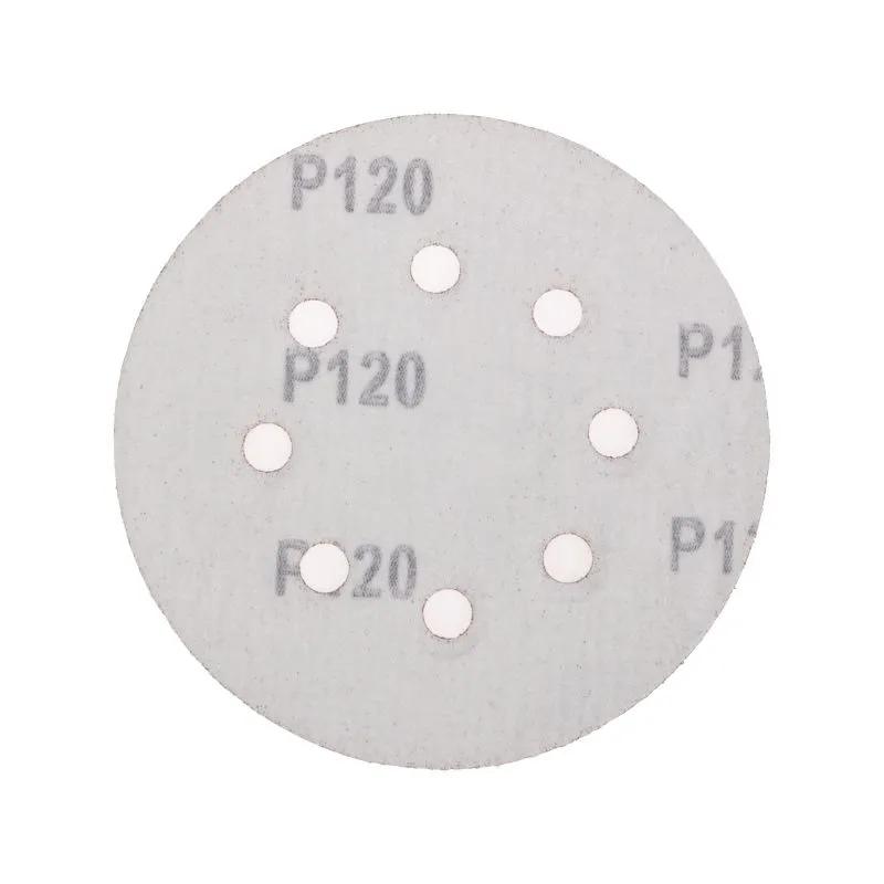 Диск абразивный на ворсовой основе, на липучке, перфорированный, P120, 125мм, 10 шт. KRANZ - Фото 2