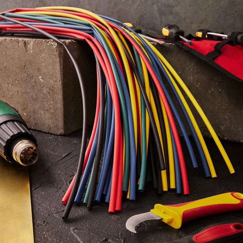 Набор термоусаживаемых трубок ТУТ нг 6,0/3,0мм, пять цветов, упаковка 50 шт. по 1м REXANT - Фото 2