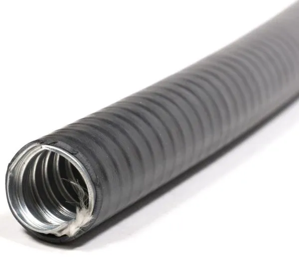 Металлорукав в пвх изоляции МПГ нг HF  20  (50 м/уп.) черный ГОФРОМАТИК (ЗЭТАРУС)