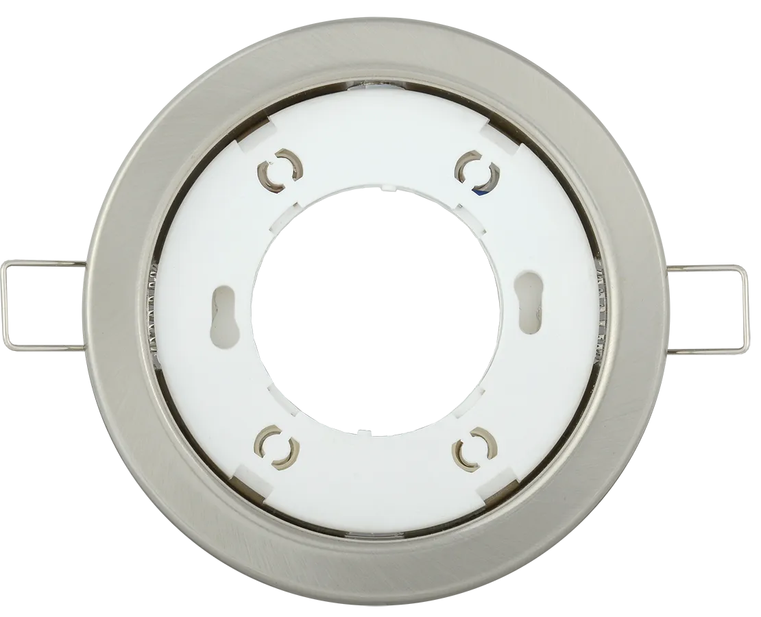 LIGHTING Светильник 4114 встраиваемый под лампу GX53 хром матовый IEK LUVB0-GX53-1-K27