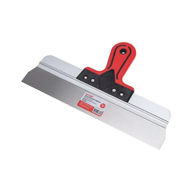 Шпатель фасадный, нержавеющая сталь, 350мм, 2-компонентная ручка REXANT 89-0216