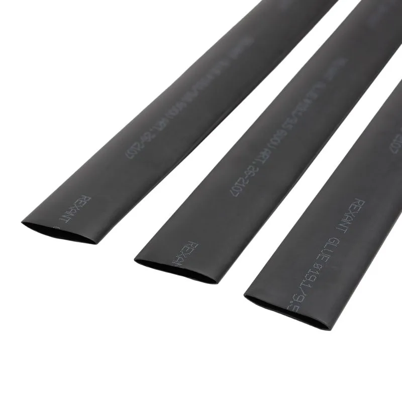 Трубка термоусаживаемая СТТК (2:1) двустенная клеевая 19,1/9,55мм, черная, упаковка 10 шт. по 1м REXANT - Фото 4