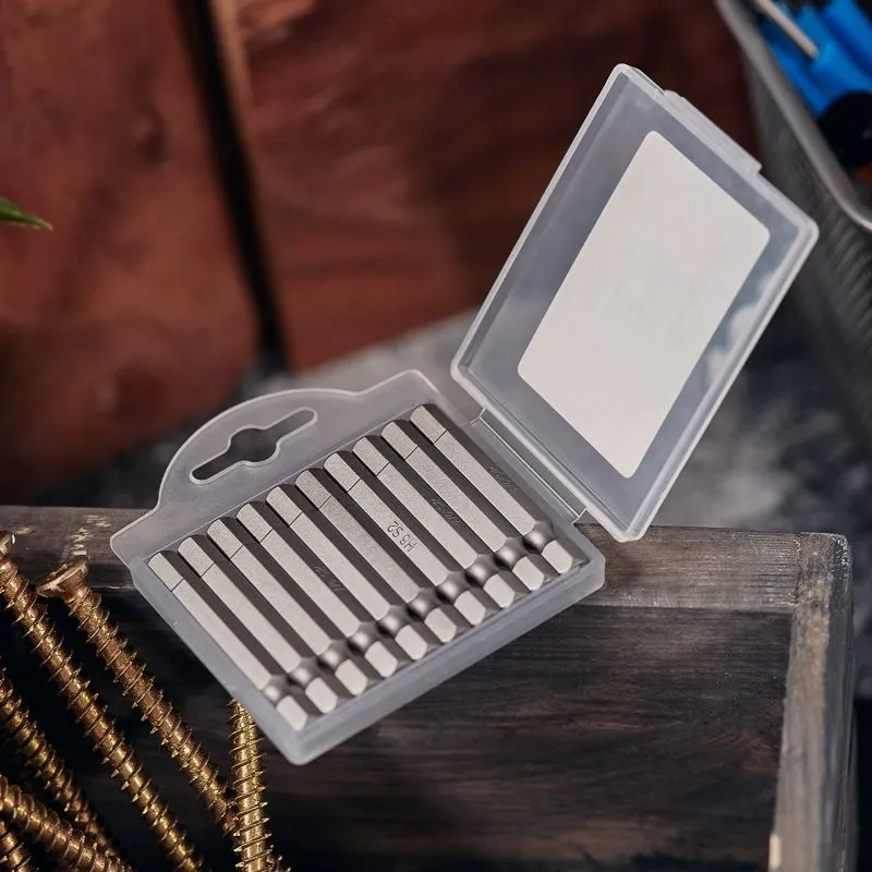 Бита шестигранная HEX-6х50 мм для шуруповерта (упак. 10 шт.) Kranz - Фото 2