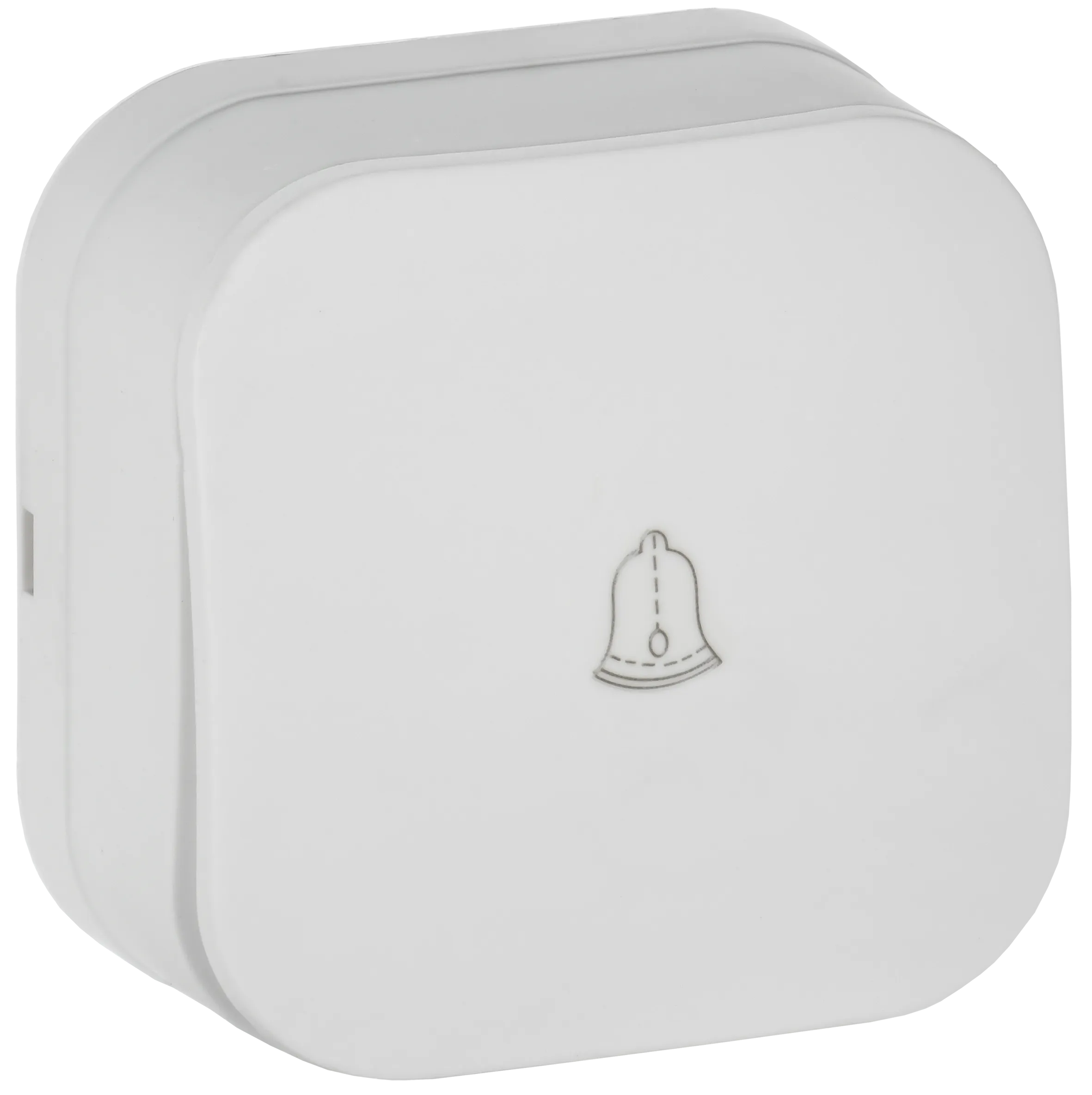 GLORY Выключатель 1-клавишный для открытой установки самовозвратный 10А ВСс20-1-0-ХБм белый матовый IEK EVH14-K01M-10