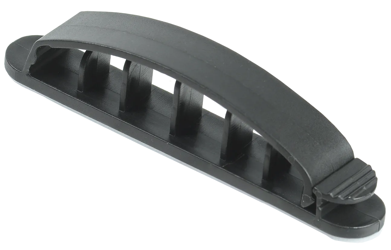 Клипса самоклеящаяся КС-5 черная (12шт)IEK