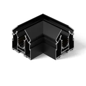 Slim Magnetic Коннектор угловой внутренний для шинопровода в натяжной потолок (черный) 85124/00 8512 a062151