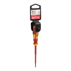 Отвертка Master SL2.5x80 мм 1000В EKF sl-2.5-80-mas-in