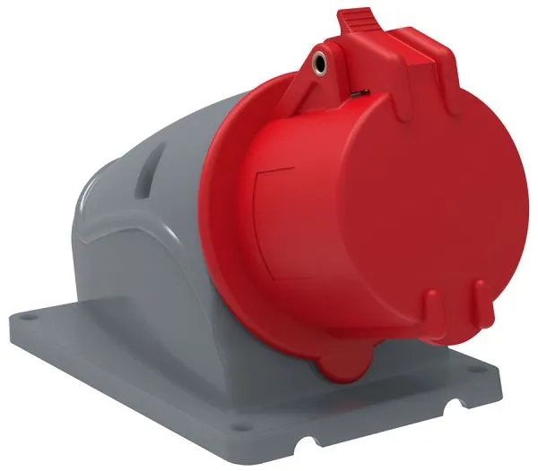 MAGNUM Розетка стационарная ССИ-114 16А-6ч/380-415В 3P+PE IP44 IEK PSN12-016-4