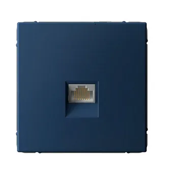 Розетка компьютерная ArtGallery RJ45 кат.6A механизм аквамарин SE GAL001186