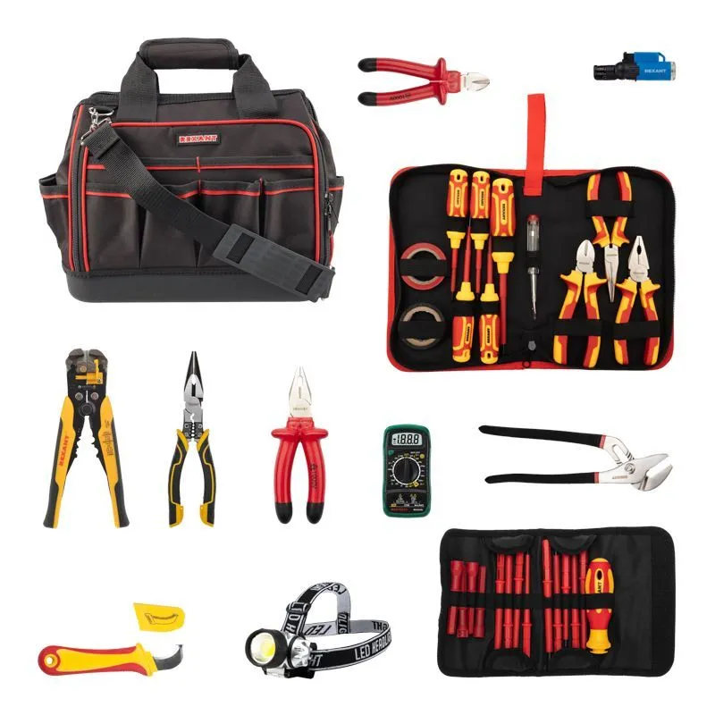 Набор инструментов электрика, 29 предметов REXANT 12-4694-2