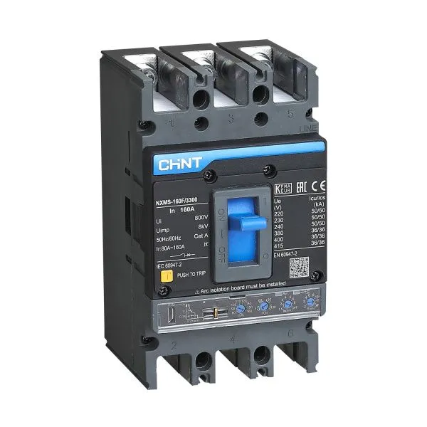 Авт. выкл. NXMS-160F/3P 125А 36кА с электронным расцепителем (R)