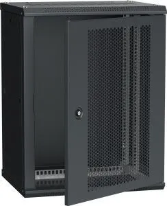 ITK Шкаф настенный LINEA W 18U 600х450мм дверь перфорированная RAL 9005 LWR5-18U64-PF