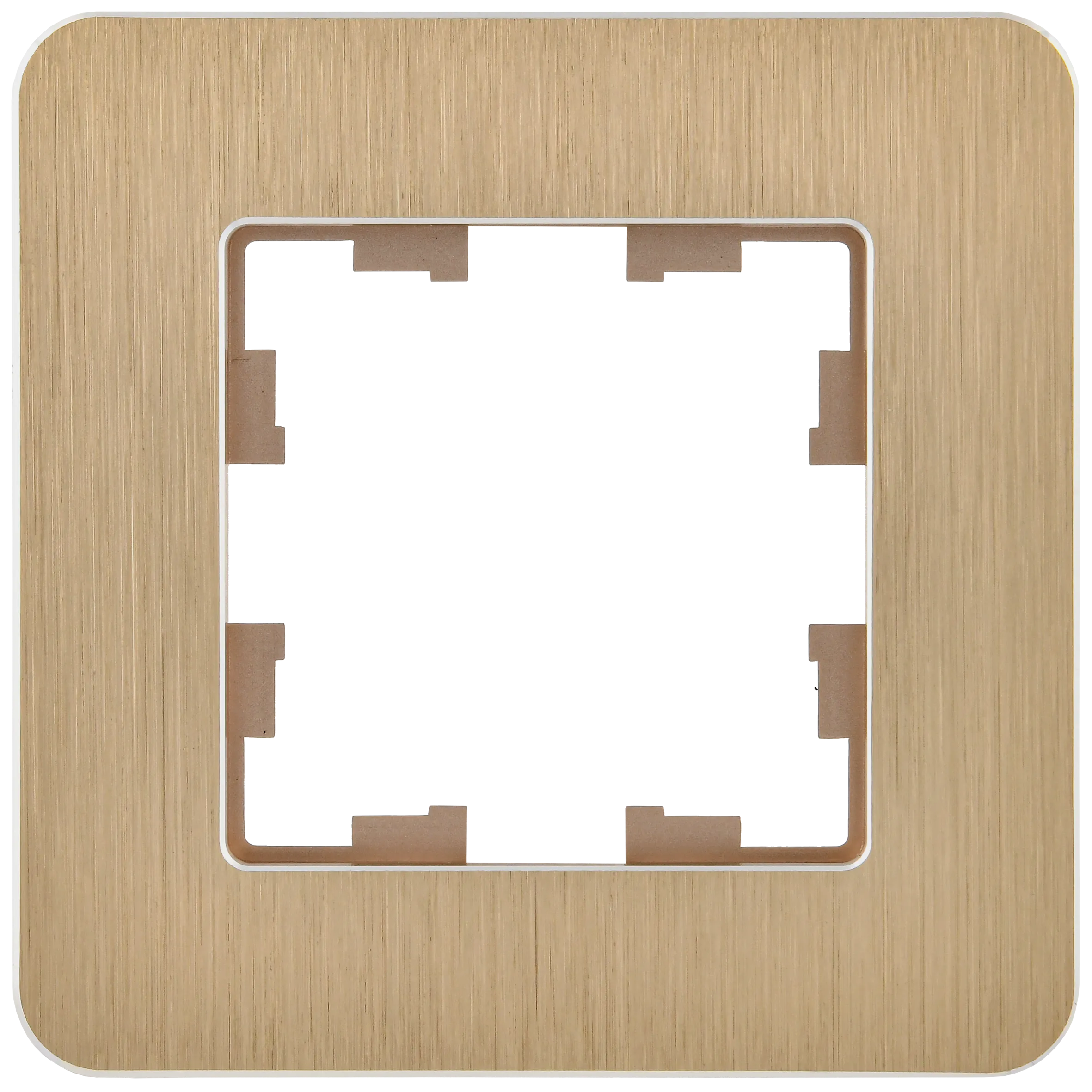 BRITE Рамка 1-местная РУ-1-1-Бр металл шампань RE AL IEK - Фото 7