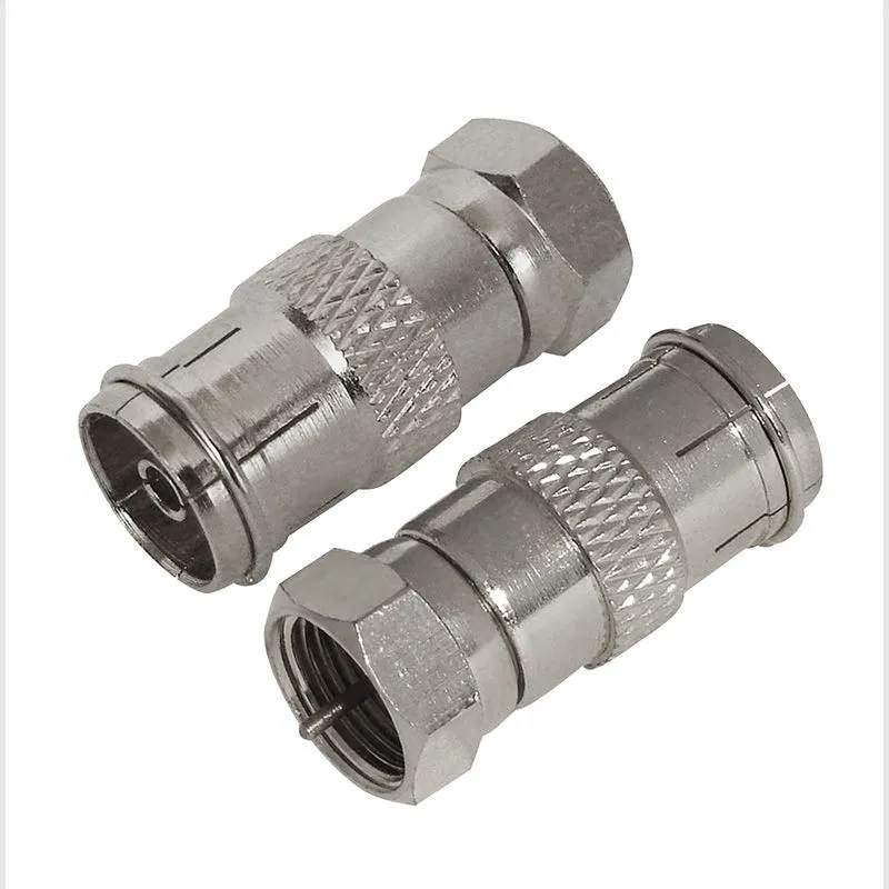 Переходник антенный, (гнездо TV - штекер F), 1 шт. REXANT - Фото 4