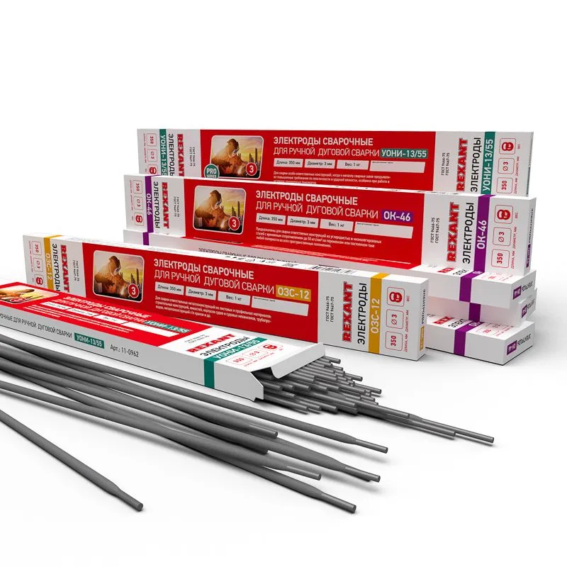 Электрод REXANT ОК-46, 350 мм/3 мм, пачка 1 кг - Фото 3