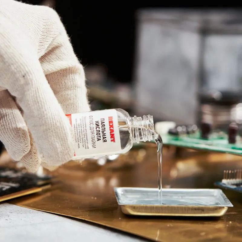 Флюс для пайки, ПАЯЛЬНАЯ КИСЛОТА, 30мл, флакон REXANT - Фото 4