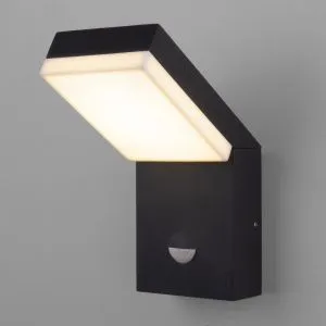 Светильник светодиодный уличный настенный Sensor IP54 (с датчиком движения) 1541 TECHNO LED черный E a053946
