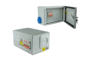 Ящик с понижающим трансформатором ЯТП  0,25 220/42 (2 авт. выкл.) IP54 DEKRON DEK07702-0008