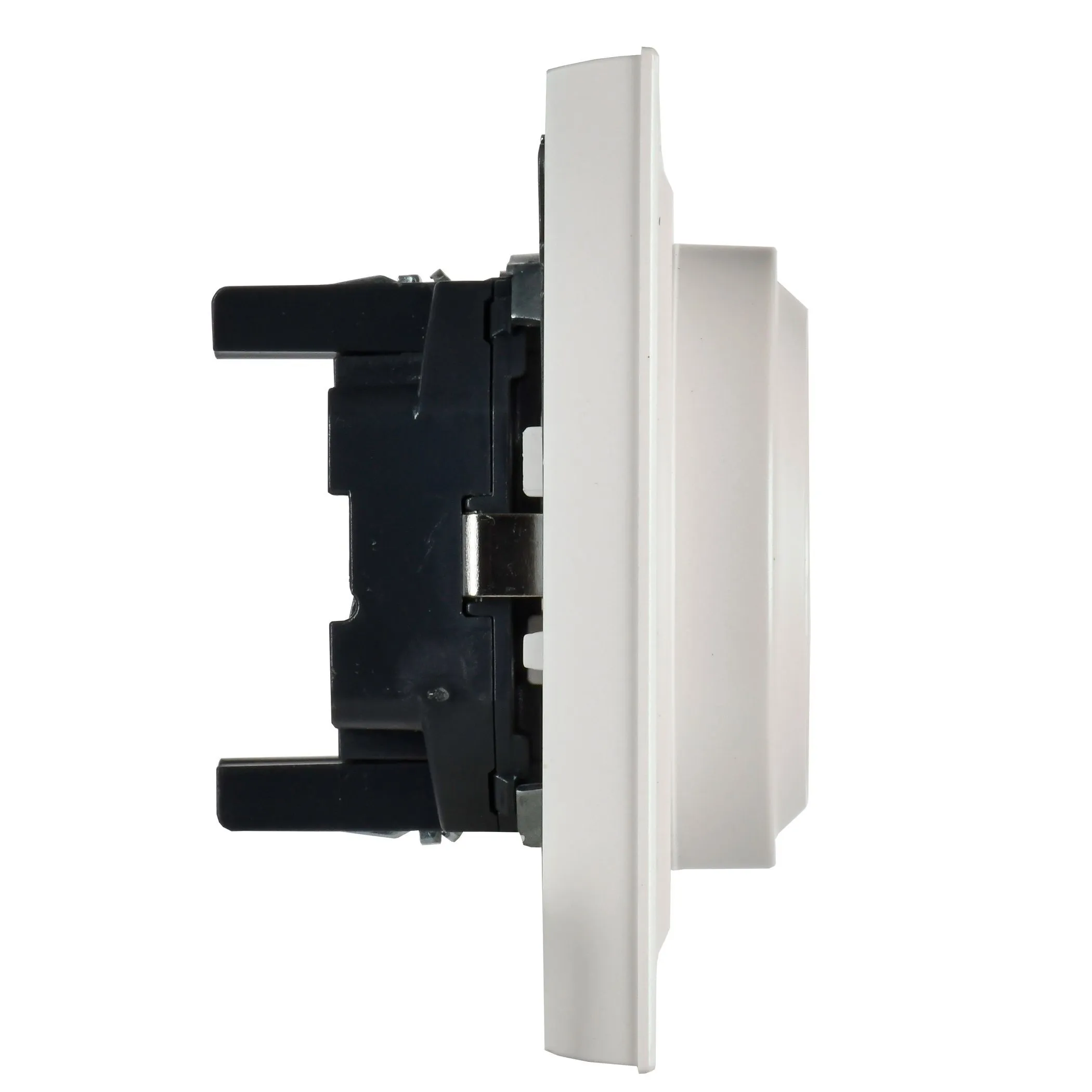 BRITE Розетка 2-местная с заземлением без защитных шторок 16А в сборе РС12-3-БрЖ жемчуг IEK - Фото 7