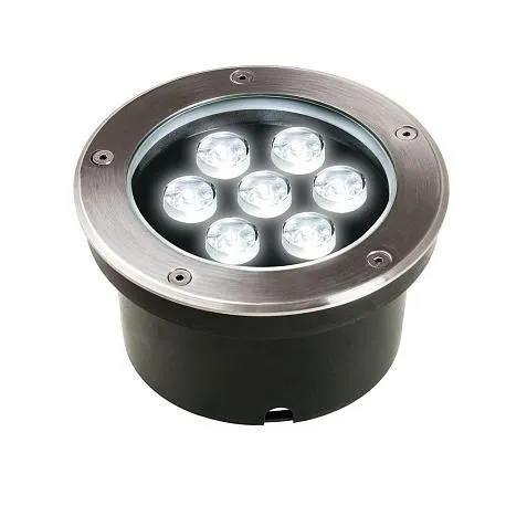 Светильник PGR  R130   7w 4000K 30° Сhrome (грунтовый встраиваемый) IP67 - Фото 2