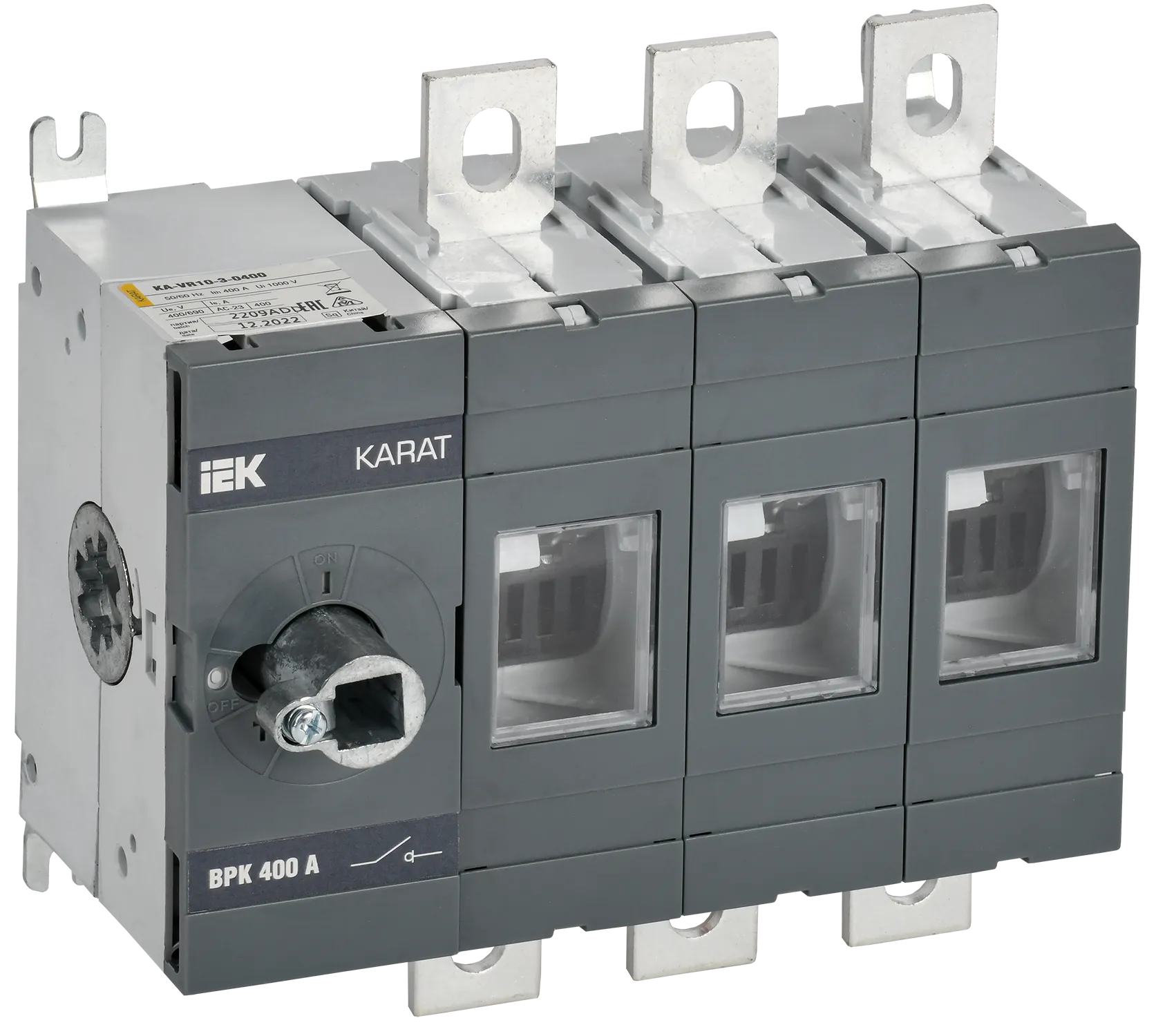 KARAT Выключатель-разъединитель ВРК без рукоятки управления 3P 400А IEK