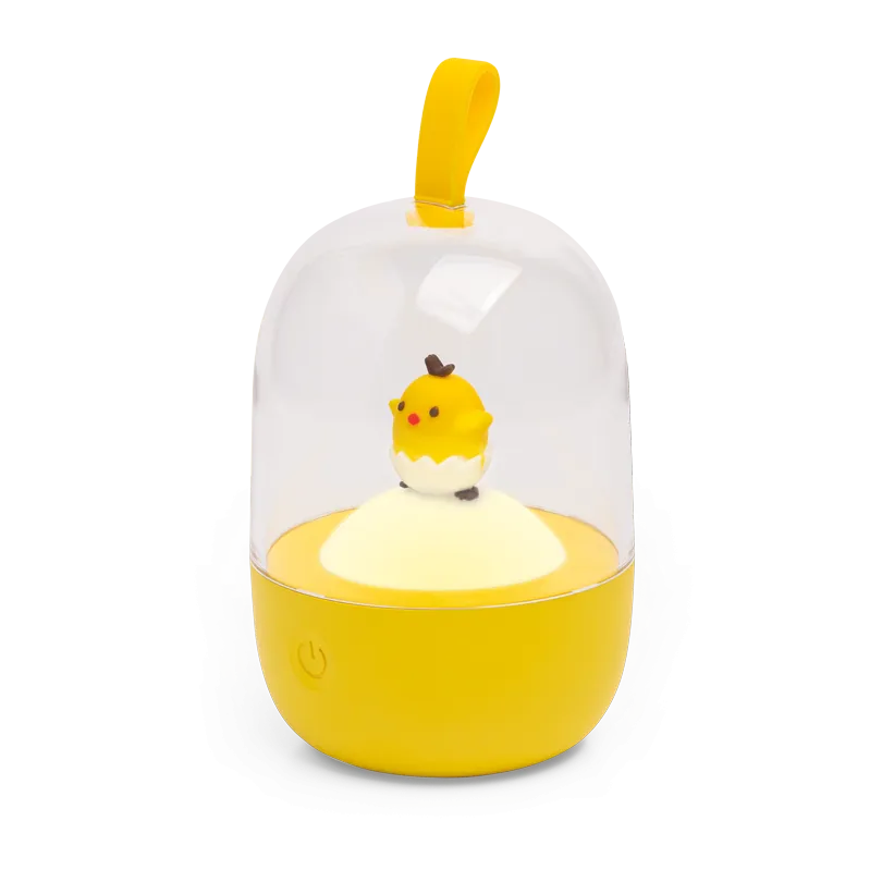 Детский ночник LUMIN'ARTE TL05 цыпленок желтый диммируемый, сенсорное управление, аккумуляторный, USB-кабель, 115х75х75 TL05