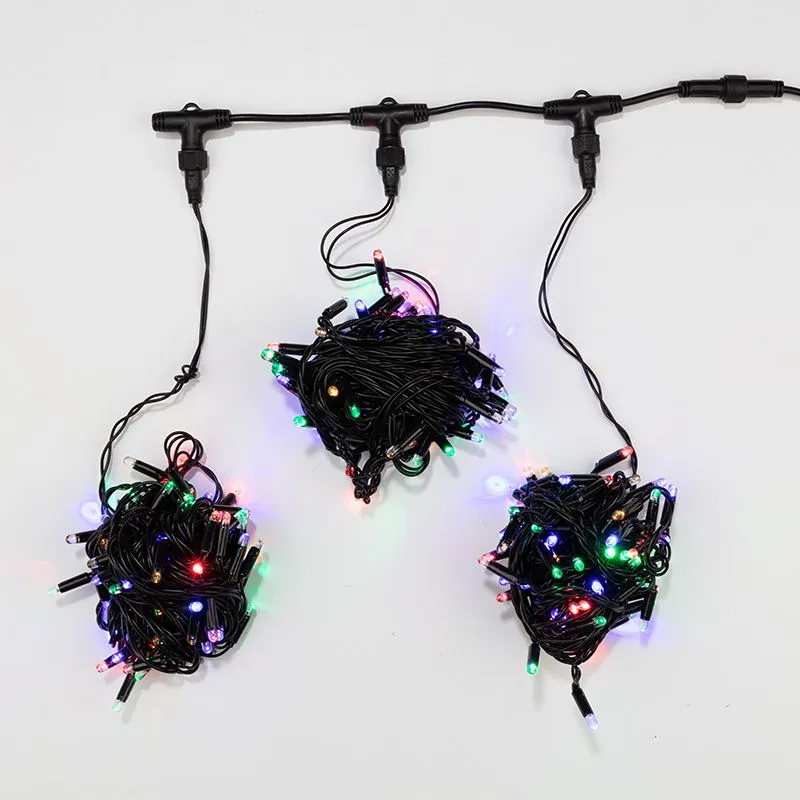 Гирлянда LED ClipLight 24V, 3 нити по 10 метров, цвет диодов Мульти - Фото 2