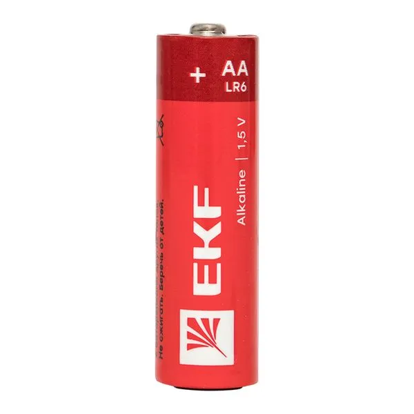 Алкалиновая батарейка АА(LR6) шринк 4шт. EKF - Фото 2