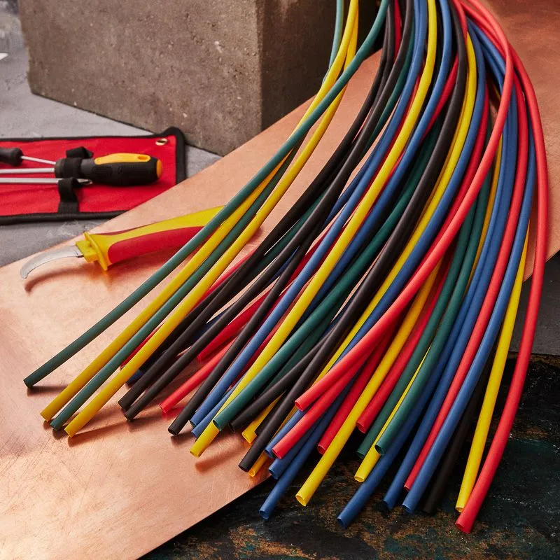 Набор термоусаживаемых трубок ТУТ нг 5,0/2,5мм, пять цветов, упаковка 50 шт. по 1м REXANT - Фото 2